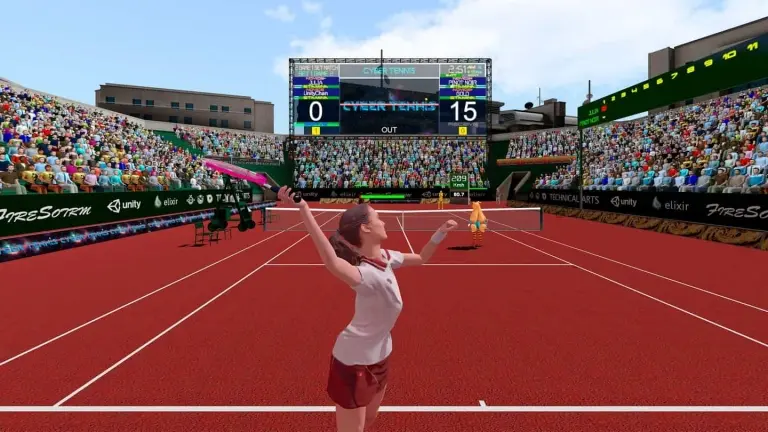 图片[2]-真实卡通网球 CYBER TENNIS-勇士吧