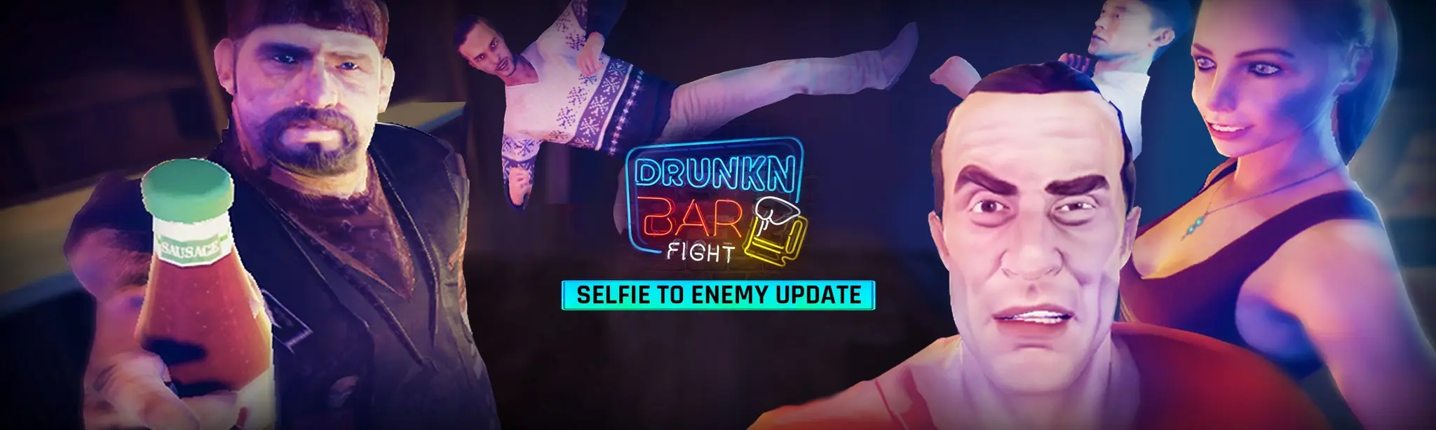 图片[1]-Drunkn Bar Fight 汉化中文版 酒吧打架-勇士吧