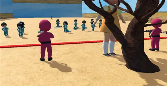 图片[1]-Squid Game Red Light Green Light VR 鱿鱼游戏 红灯绿灯-勇士吧