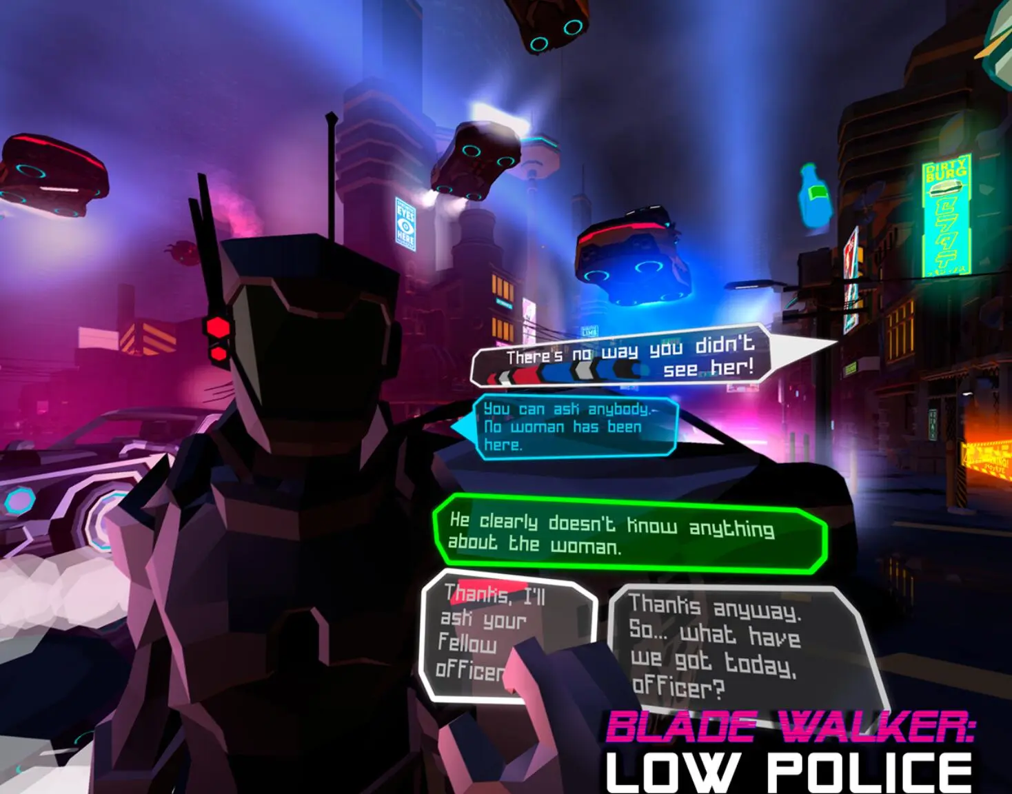 图片[1]-VR 赛博朋克 警察 Blade Walker Low Police-勇士吧