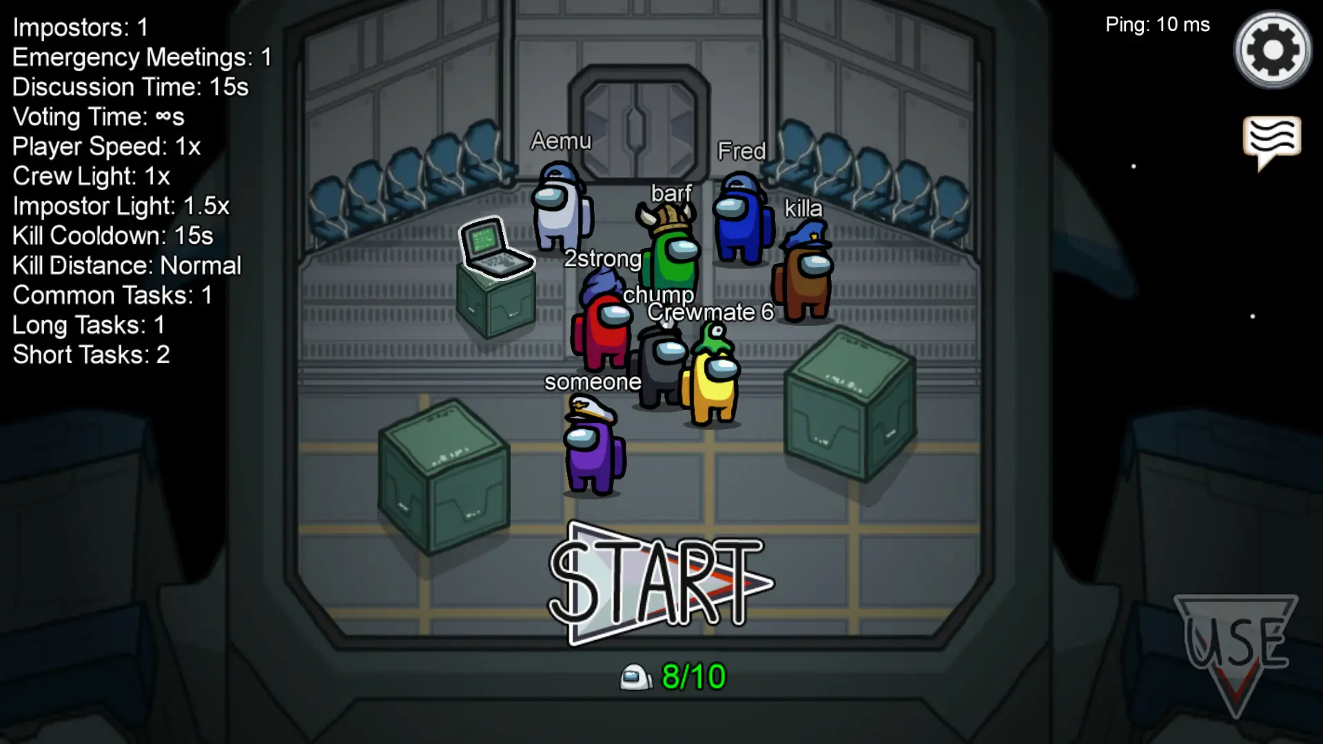 在我们之中 Among Us 太空狼人杀 v16.0.0i版 官方中文-勇士吧