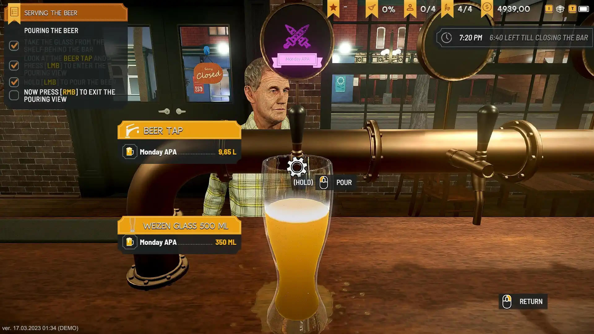 图片[4]-精酿酒吧模拟器 Brewpub Simulator v2023.11.07版 官方中文-勇士吧